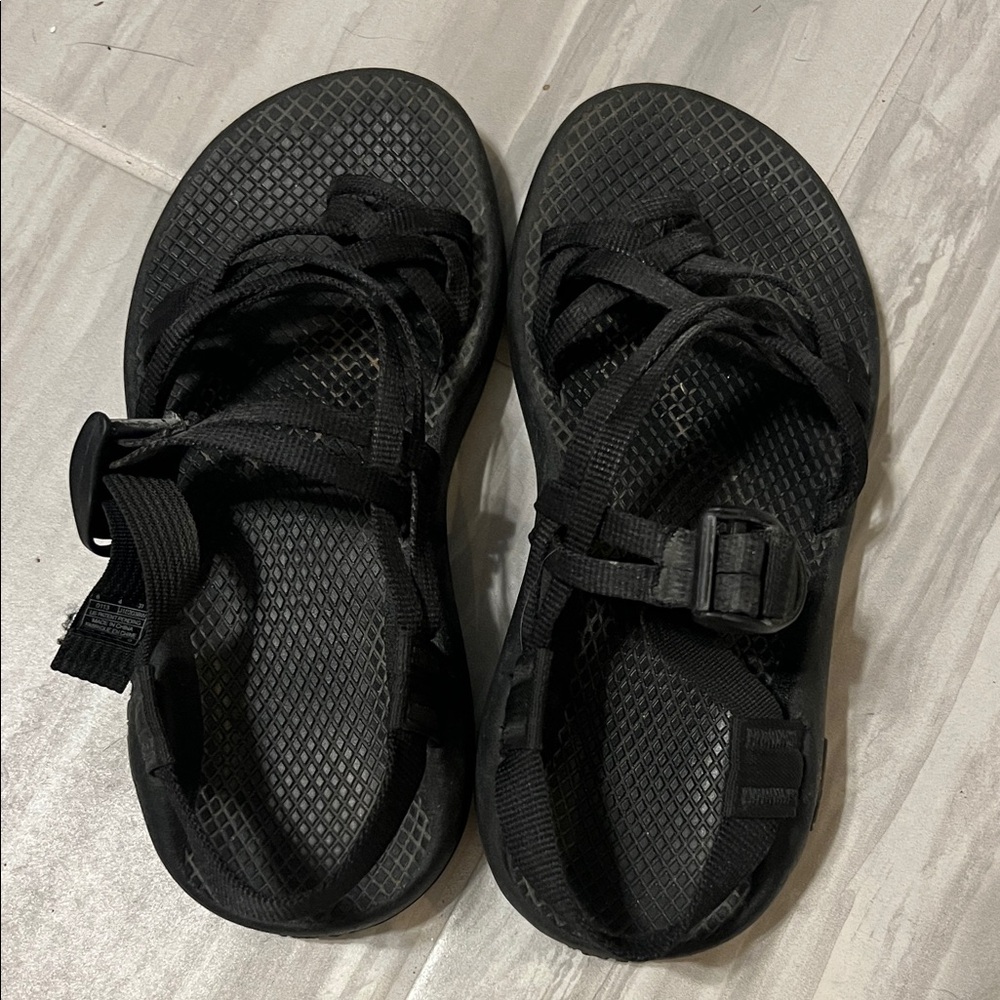 Black Strappy Sandals